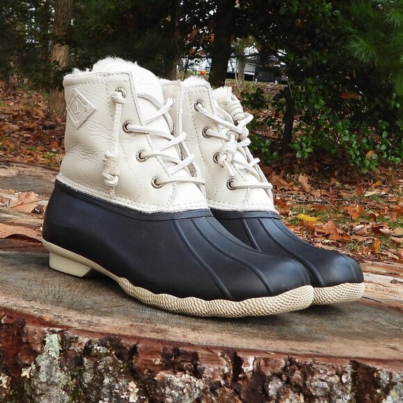 Sperry Saltwater Winter Lux Leather Duckboot - Picture 1 of 9